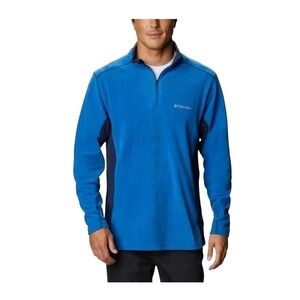 Columbia Klamath Range II Half Zip Fleece Jacket Royal Blue GrayXL